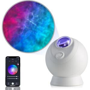 BlissLights Sky Lite Evolve Galaxy Projector Wi-Fi LED Night Light